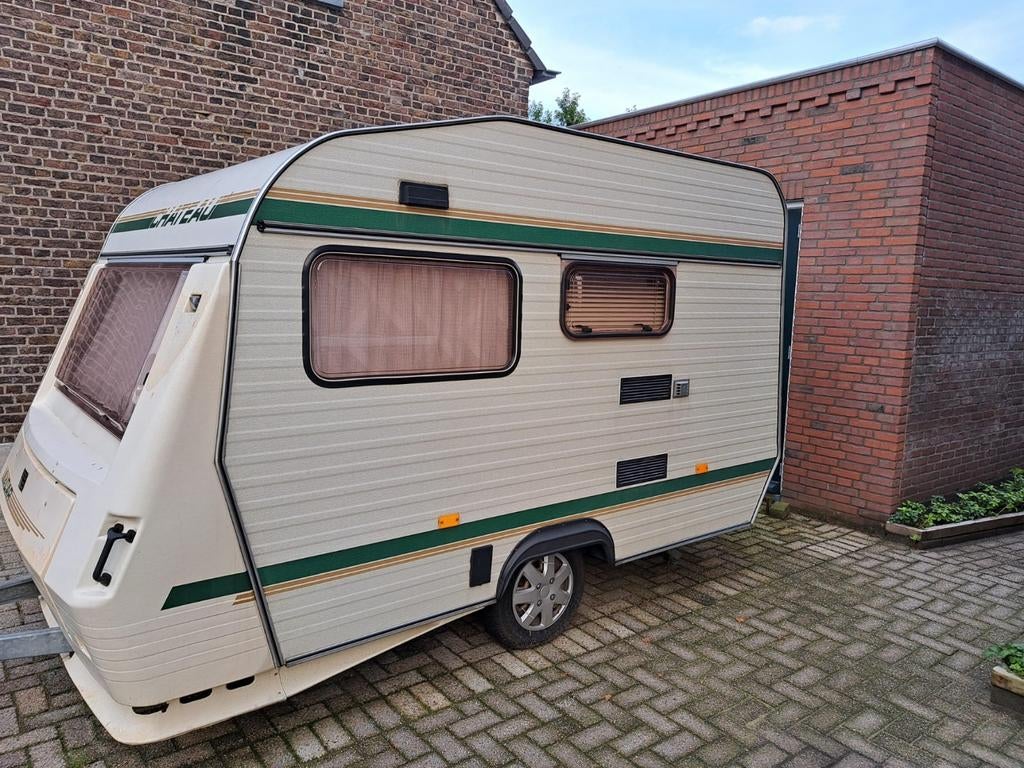 Zeer nette retro Chateau la Car 330 uit 1986, Chateau, Omvormbare zithoek, Treinzit, Tot en met 3