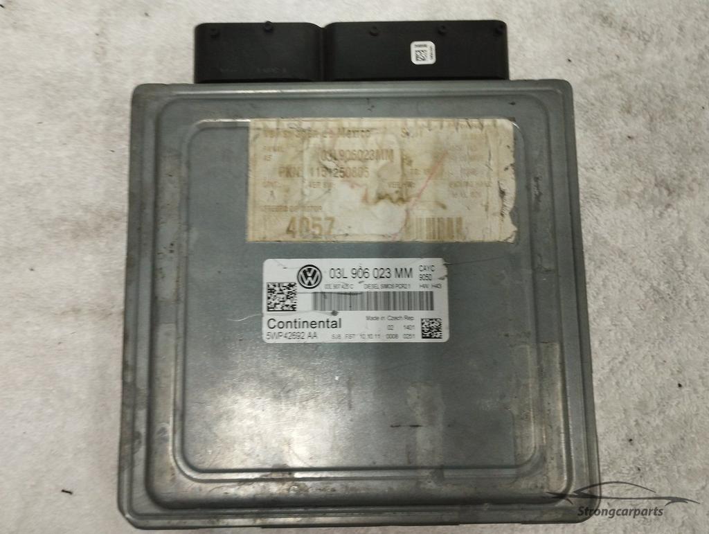 ECU motormanagement Golf 6 03L906023MM 1.6 tdi CAYC, Gebruikt, -, Volkswagen, -