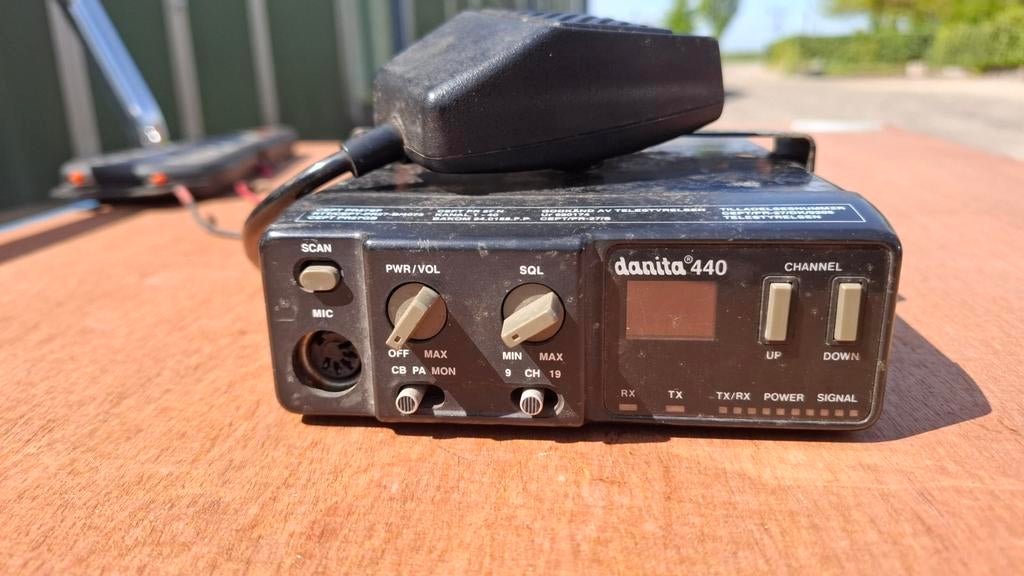 Danita 440 CB Radio (27MC) – Inclusief Microfoon, Ophalen of Verzenden, Gebruikt, Zender en Ontvanger