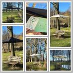 Bolero parasols nieuw horeca-beurs! Crème 3m + zwart 2.5m, Ophalen, Nieuw, 2 tot 3 meter, Waterdicht