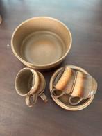 Gerzit Germany koffieset: 4 kopjes, schotels & schaal, Ophalen, Gebruikt, Keramiek, Overige stijlen
