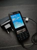 WEG=WEG!!! MOOIE ZWARTE ORIGINEEL NOKIA N73 MOBILE + ADAPTER, Ophalen of Verzenden, Gebruikt