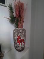 West Germany vaas met hert, Antiek en Kunst, Ophalen