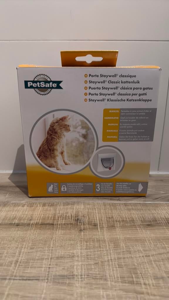 Kattenluik petsafe staywell 919 nieuw, Dieren en Toebehoren, Ophalen of Verzenden, Nieuw