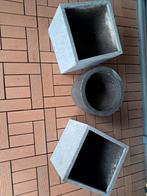 Bloembakken voor buiten, Ophalen, Rond, Steen, Minder dan 30 cm