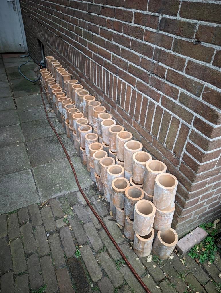 Terracotta wijnrek, Ophalen, Gebruikt