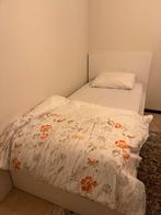 Stevig eenpersoonsbed - ideaal voor diverse kamers, Huis en Inrichting, Slaapkamer | Bedden, Gebruikt, 90 cm, Eenpersoons, Wit