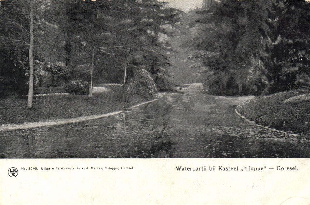 Waterpartij bij Kasteel t Joppe - Gorssel. - 1913 gelopen, Ophalen of Verzenden, Voor 1920, Gelopen, Gelderland
