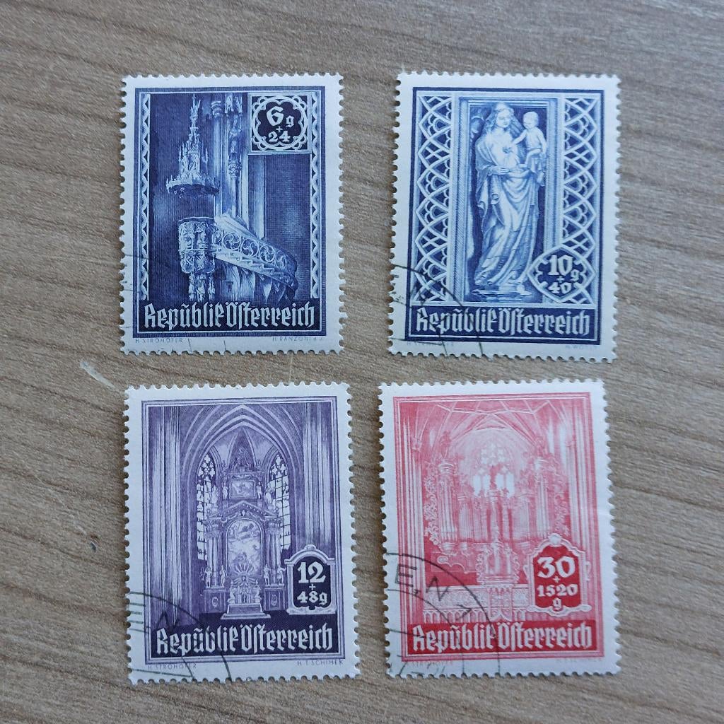 Oostenrijk  1946  Mi 743 - 747, Ophalen of Verzenden, Gestempeld