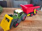 Speelgoed tractor met aanhanger, Ophalen of Verzenden, Zo goed als nieuw
