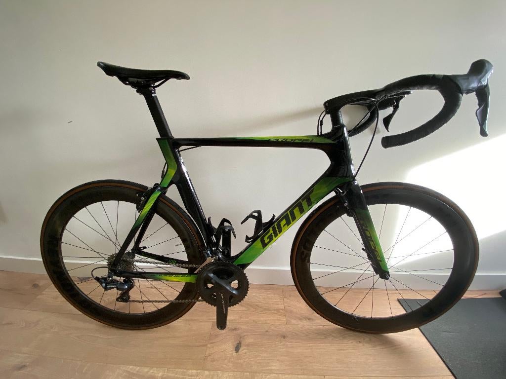Giant Propel Advanced inc. Powermeter, Aero- wielen & stuur, Ophalen, 28 inch, Gebruikt, Carbon