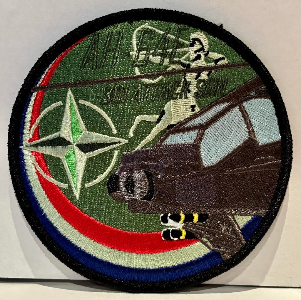 Patch 301 Squadron - AH-64E Attack Squadron, Verzamelen, Militaria | Algemeen, Ophalen of Verzenden, Luchtmacht, Nederland, Embleem of Badge