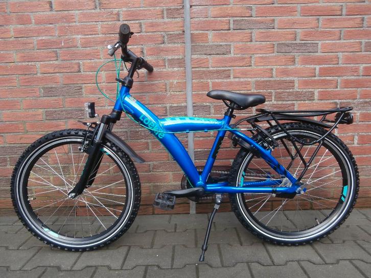 ALS NIEUW! Loekie Snake 22 inch, 3 versnellingen. Kobalt, Fietsen en Brommers, Fietsen | Jongens, Zo goed als nieuw, 22 inch, Handrem