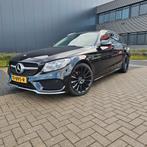 Mercedes-Benz C-Klasse C180 1.6 115KW Estate 2015 Zwart, Auto's, Achterwielaandrijving, 1370 kg, Leder en Stof, Zwart