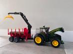 BRUDER 3054 - JOHN DEERE 7930 MET BOMENTRAILER Z.G.A.N., Ophalen, Zo goed als nieuw
