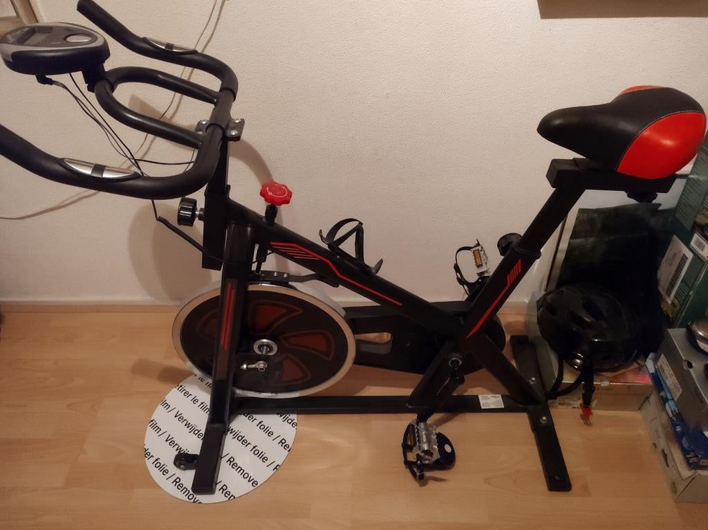 Hometrainer/ spinningfiets, Sport en Fitness, Fitnessapparatuur, Ophalen, Zo goed als nieuw, Hometrainer