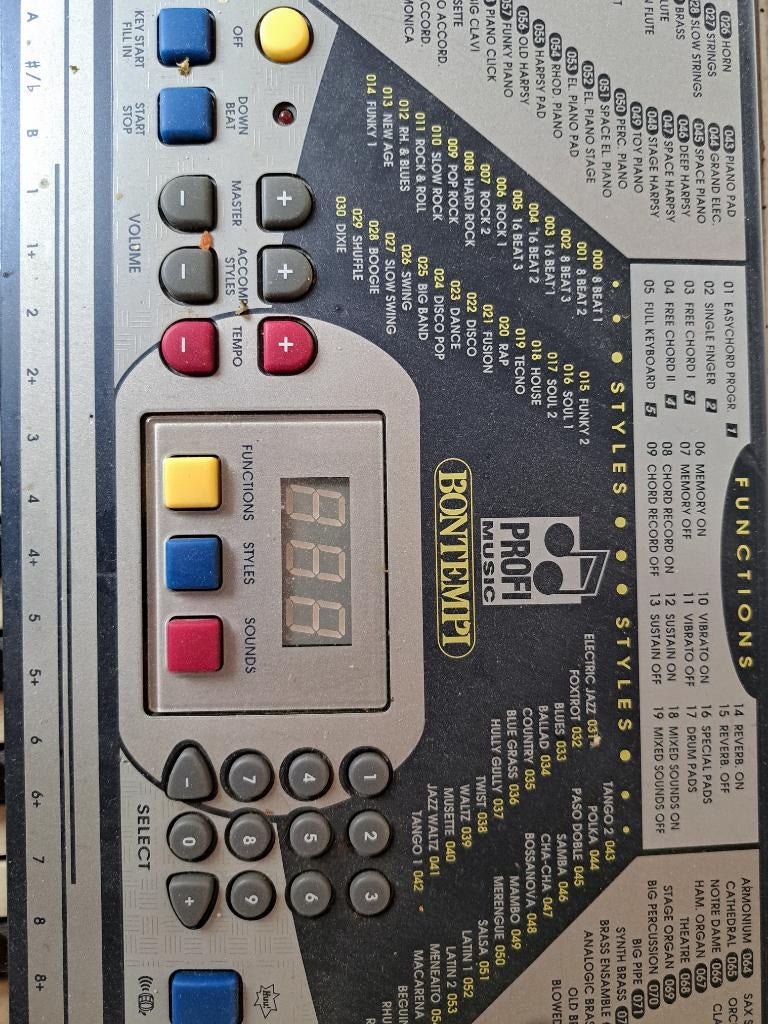 Keyboard Bontempi PM 651 hifi, Ophalen, Gebruikt, 61 toetsen, Overige merken