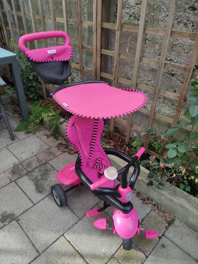 Baby girl tricycle SmarTrike, Ophalen, Gebruikt, Versnellingen, 14 inch of minder