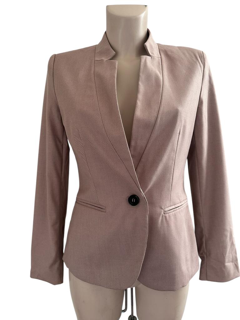 Zara blazer S, Kleding | Dames, Jasjes, Kostuums en Pakken, Zo goed als nieuw, Roze, Ophalen of Verzenden