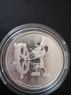 Mickey Mouse 1oz 999 Silver Coin 2 Dollar 2017, Ophalen of Verzenden, Zilver