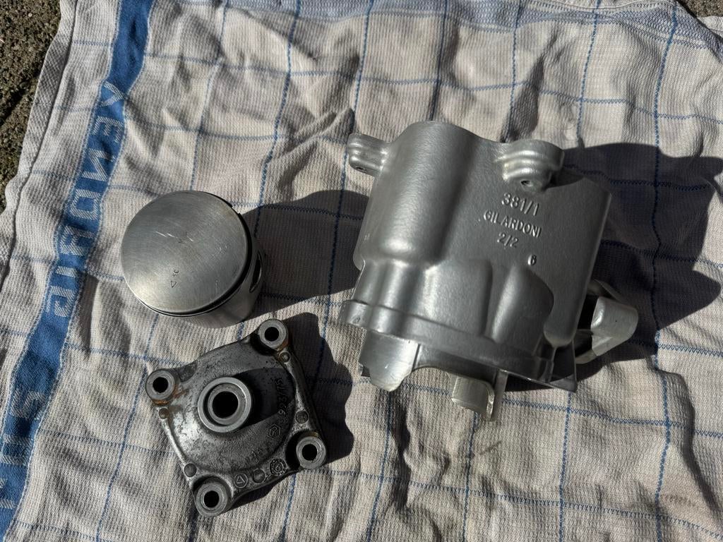 Gilardoni 180cc cilinder met kop, Ophalen, Gebruikt
