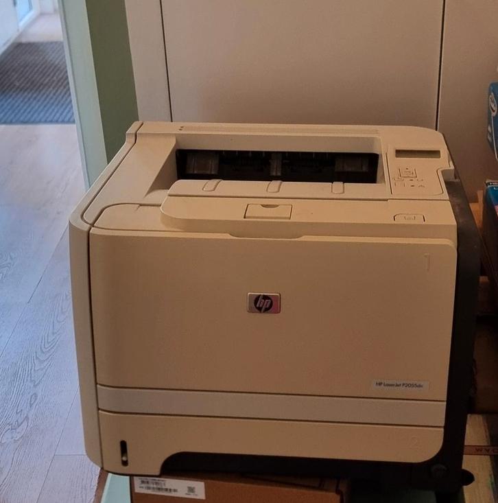 HP LaserJet P2055dn printer, Computers en Software, Printers, Gebruikt, Printer, Laserprinter, Zwart-en-wit printen, Ingebouwde Wi-Fi