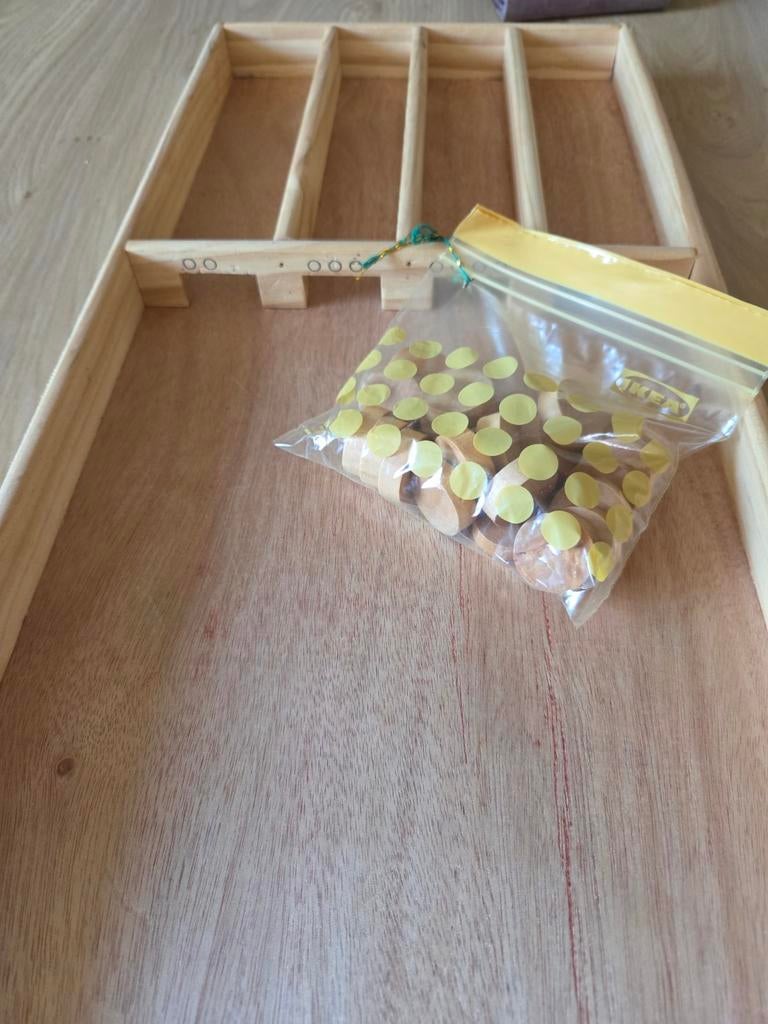 Sjoelbak klein 120 cm compleet - Feestplezier!, Hobby en Vrije tijd, Vijf spelers of meer, Ophalen, Gebruikt