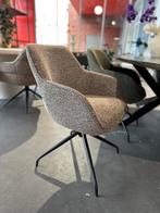 Eetkamerstoel bruin - stoelen koffie buin - draaibare stoel, Ophalen, Bruin, Nieuw, Stof