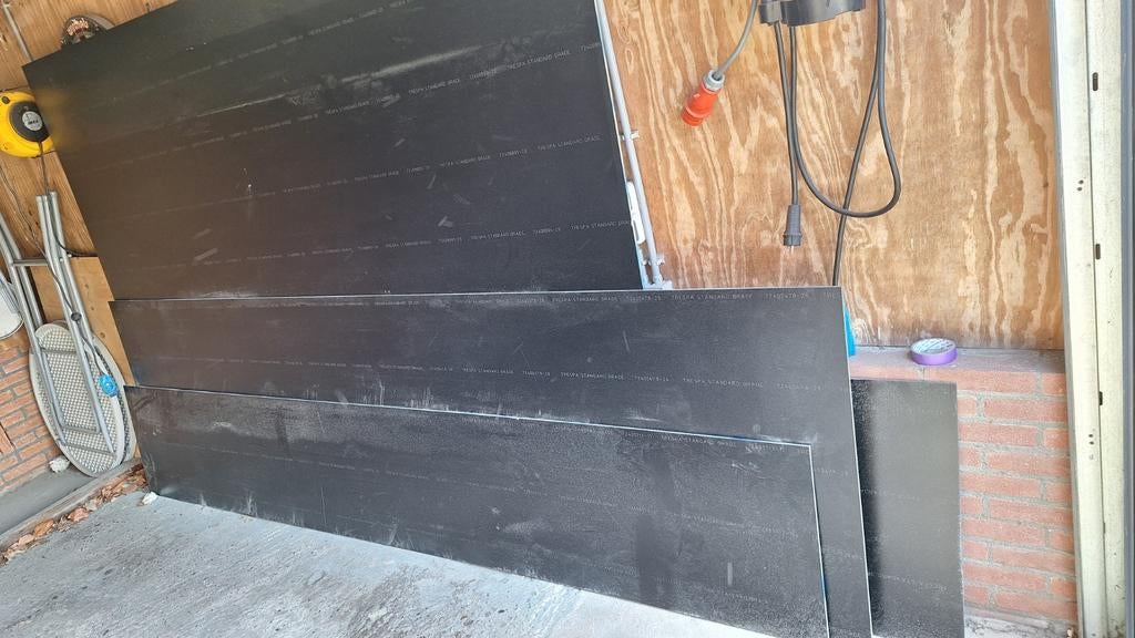 Trespa zwart, Ophalen, Nieuw, Minder dan 20 mm