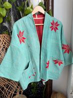 Handgemaakt By-bar antic Kantha jasje vest kimono one size, Verzenden, Zo goed als nieuw