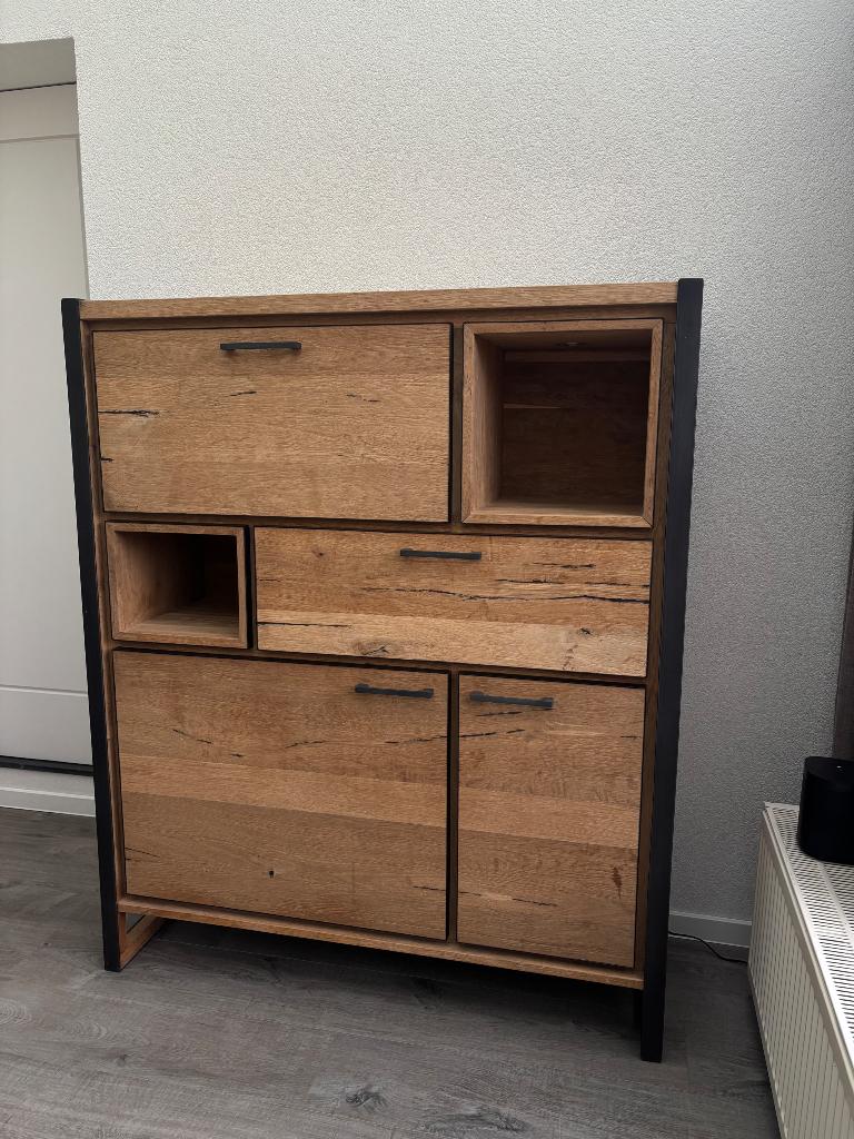 Metalo kast Henders & Hazel, Huis en Inrichting, Kasten | Dressoirs, Ophalen, Gebruikt, Eikenhout, 25 tot 50 cm