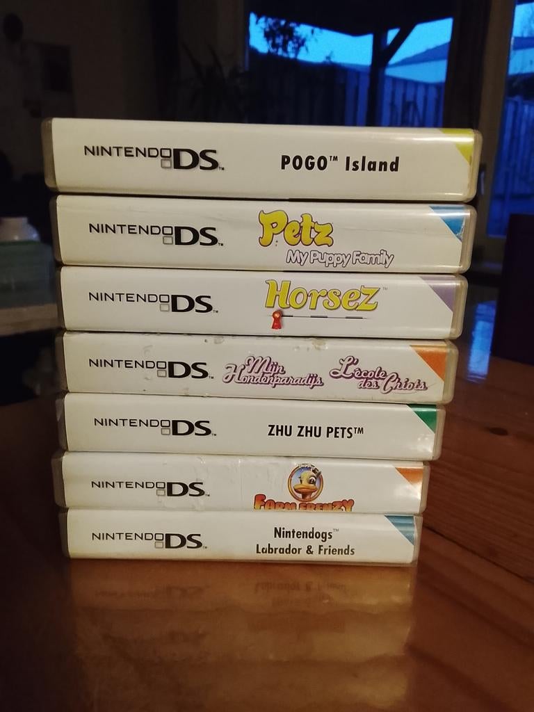 7 DS spellen in 1 koop €20, Spelcomputers en Games, Games | Nintendo DS, Zo goed als nieuw, Overige genres, 1 speler, Vanaf 3 jaar