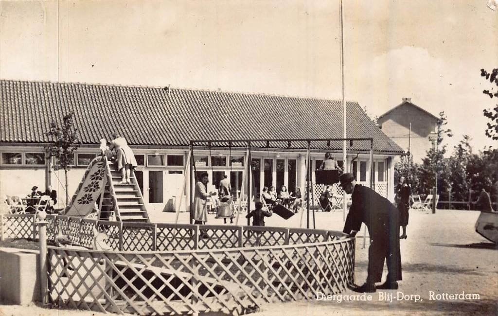 655 Rotterdam - Diergaarde Blijdorp, Ophalen of Verzenden, 1940 tot 1960, Gelopen, Zuid-Holland