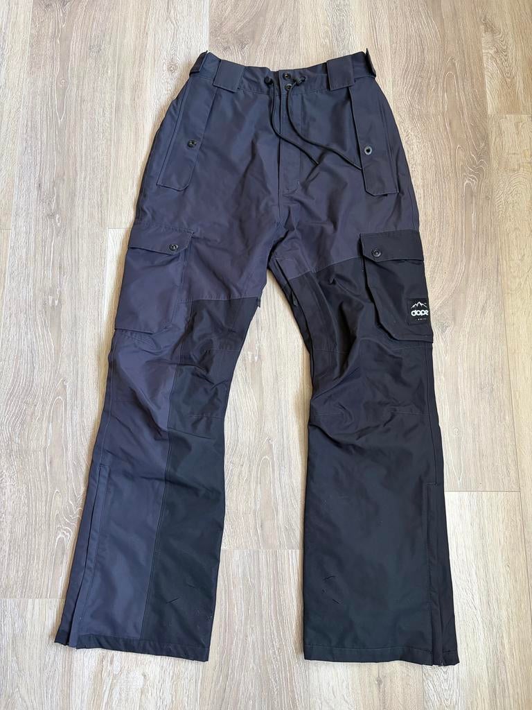 Dope Snow Ski / Snowboard Pants Cargo Dark Grey | Maat M, Kleding | Heren, Wintersportkleding, Ophalen of Verzenden, Gedragen