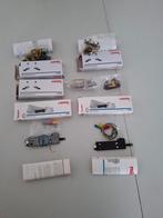 Marklin H0 74490 2x wisselaandrijving en 3x 74470 lantaarns, Wisselstroom, Rails, Ophalen of Verzenden, Zo goed als nieuw