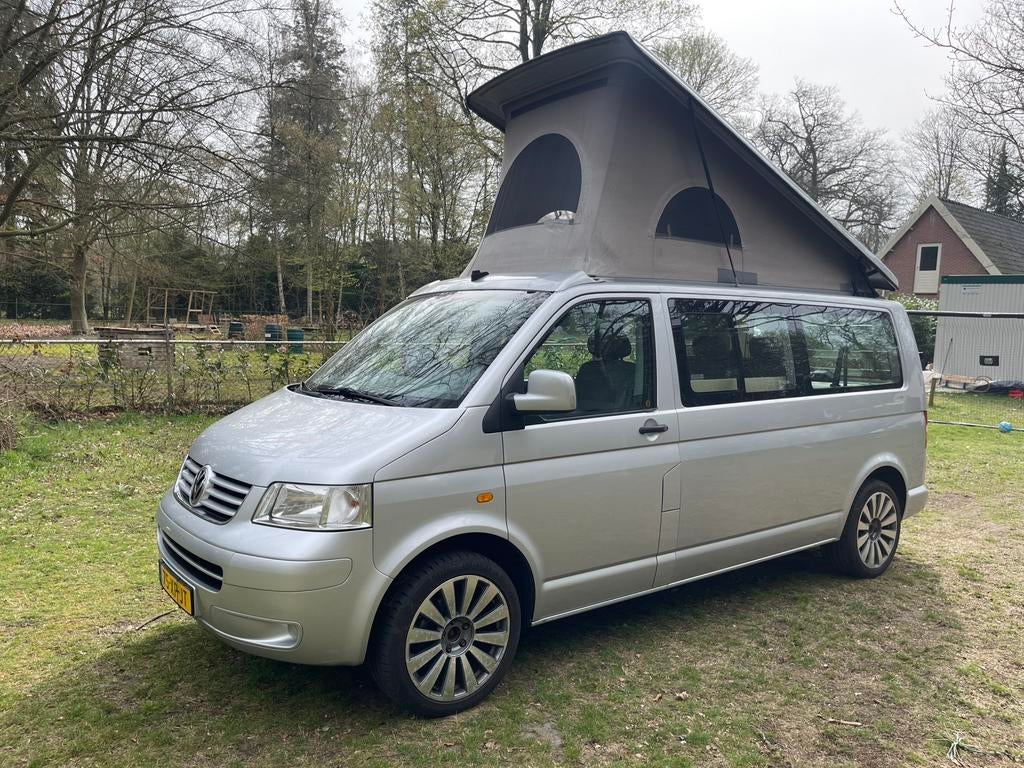 VW T5 Caravelle slaaphefdak 1e eig APK nieuw!, Caravans en Kamperen, Campers, Buscamper of Camperbus, Volkswagen, Particulier