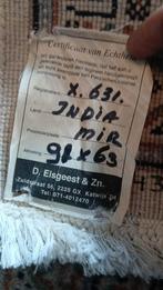 Mir tapijt uit India - Handgeknoopt en origineel, Gebruikt, 50 tot 100 cm, Crème, Oosters, Perzisch, Klassiek