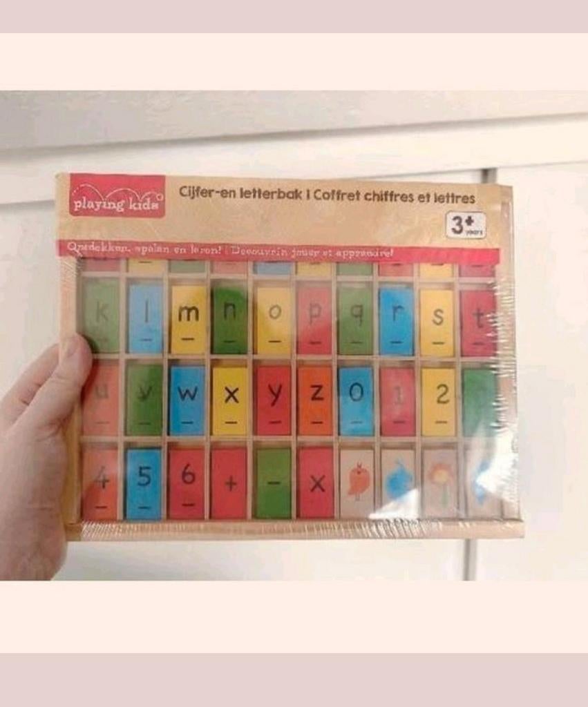 Cijferbak letterbak cijferdoos letterdoos nieuw, Ophalen, Nieuw