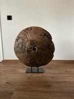 Groot oud antiek wagenwiel ., Ophalen, Gebruikt