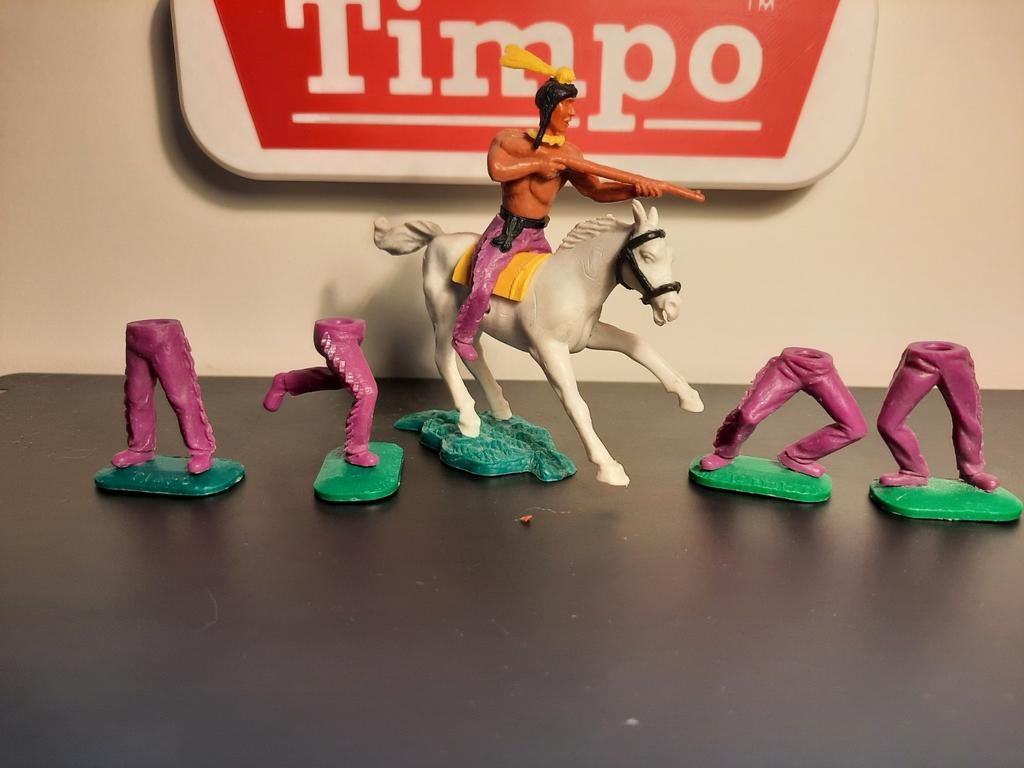 Timpo zeldzame paarse indianen benen, Ophalen of Verzenden, Zo goed als nieuw