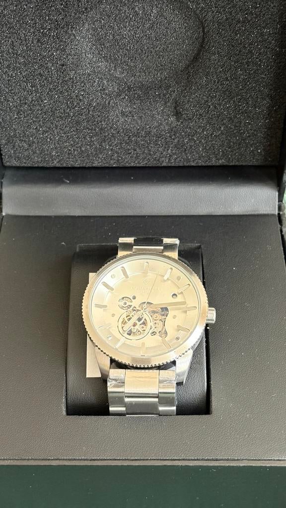 Mannen horloge, Ophalen of Verzenden, Zo goed als nieuw, Staal, Overige merken