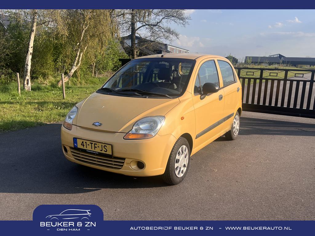 Chevrolet Matiz 0.8 | Airco | NAP | Nieuwe APK, Voorwielaandrijving, Stof, Airbags, Bedrijf