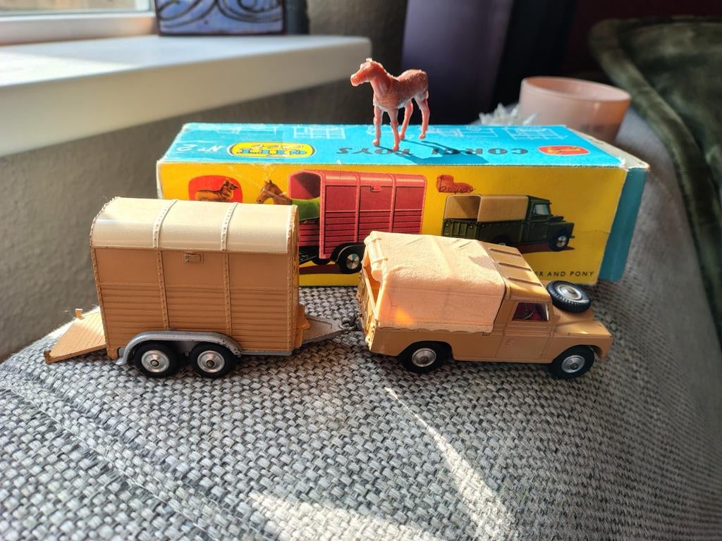 Corgi toys land rover, Ophalen of Verzenden, Gebruikt