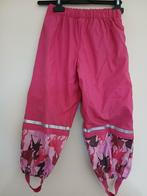 Skibroek, meisjes, roze met paarden. .aan 98/104, Broek, Meisje, Ophalen of Verzenden, Zo goed als nieuw