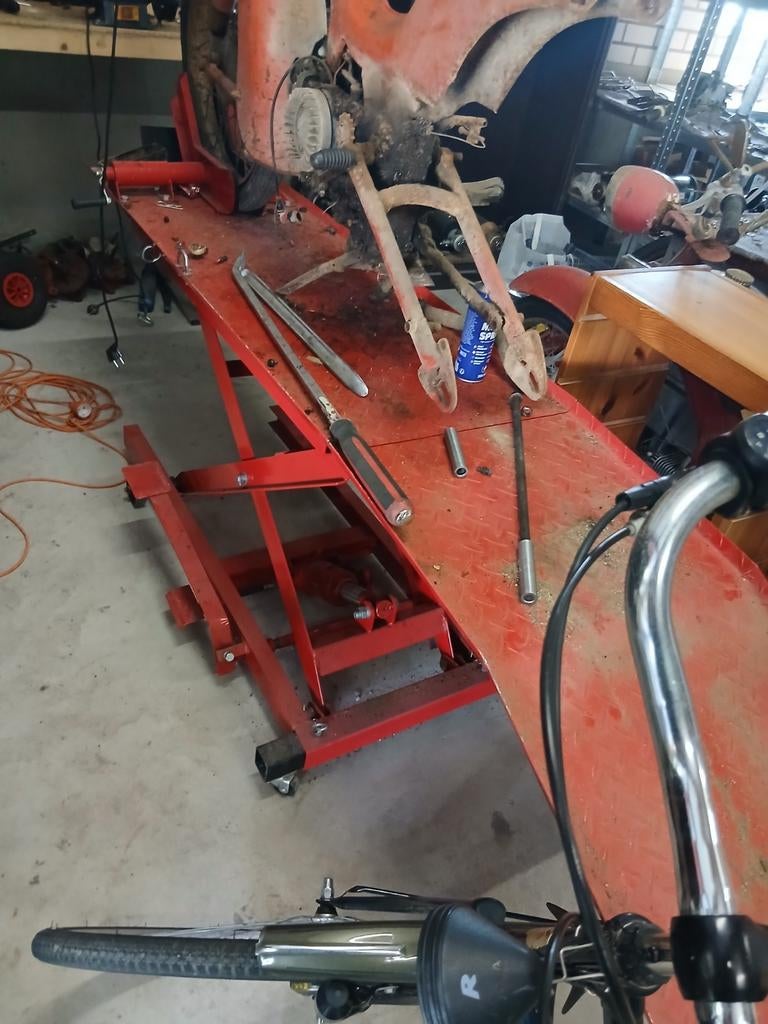 Motorheftafel, Ophalen