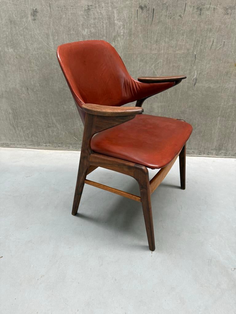 Louis van Teeffelen Pynock Wierden teak designstoel, Ophalen