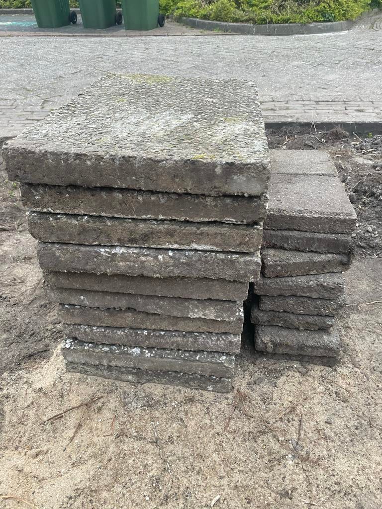10 grindtegels 60x40cm gratis af te halen, Tuin en Terras, Tegels en Klinkers, Ophalen, Gebruikt, Minder dan 5 m², Grind