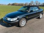 Saab 9-3 2.0 I Cabrio 1999 Zwart, Auto's, Voorwielaandrijving, Euro 5, 4 cilinders, Cabriolet