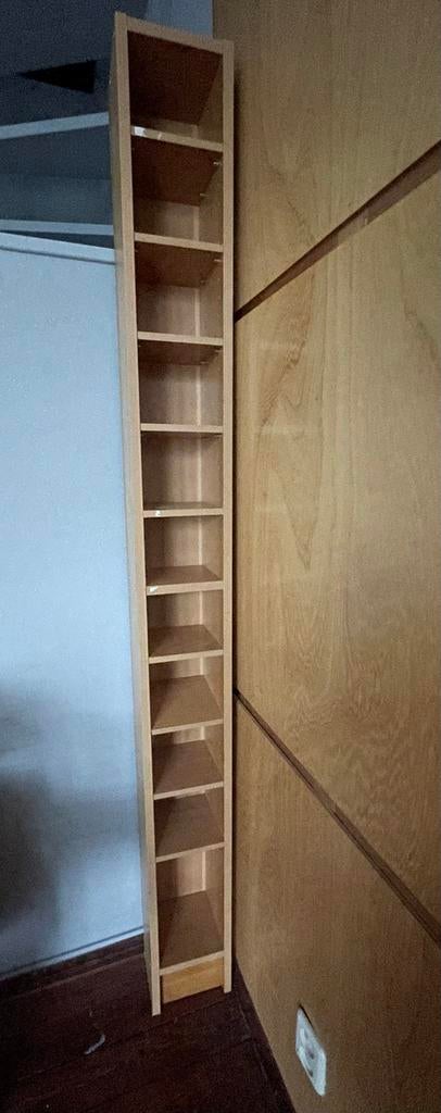 Billy CD kast compleet 2.02m hoog, Ophalen, Gebruikt, 150 discs of meer, Hout