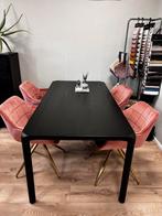 Zuiver houten eettafel Storm, Huis en Inrichting, Tafels | Eettafels, Ophalen, Zo goed als nieuw, Rechthoekig, 50 tot 100 cm